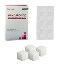 2 X Sterile Gelfoam Hemocollagene Gelatin Sponges Absorbable 32pcs Goodwill