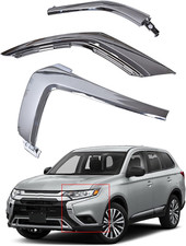 Left Front Bumper Chrome Trim Molding Strip For 2016-2019 Mitsubishi Outlander M