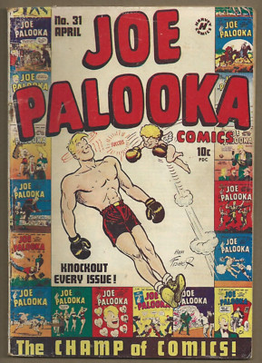 *JOE PALOOKA COMICS V2 #31*HARVEY 1949*GOLDEN AGE*BOXING CUPID*HAM ...