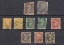 Canada QV 1869/90 Collection (10) Used BP13908