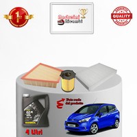 Inspektionskit Filter Und ÖL Ford B-Max 1.5 Tdci 70KW 95CV 2015->