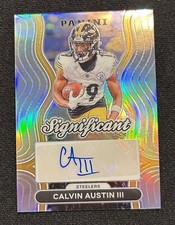 2024 Panini Prizm Football Calvin Austin III Significant Signatures Silver[dbF56