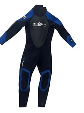Aqua Lung Sport Quantum Stretch 3mm Full Wetsuit Black/Blue Youth Size S