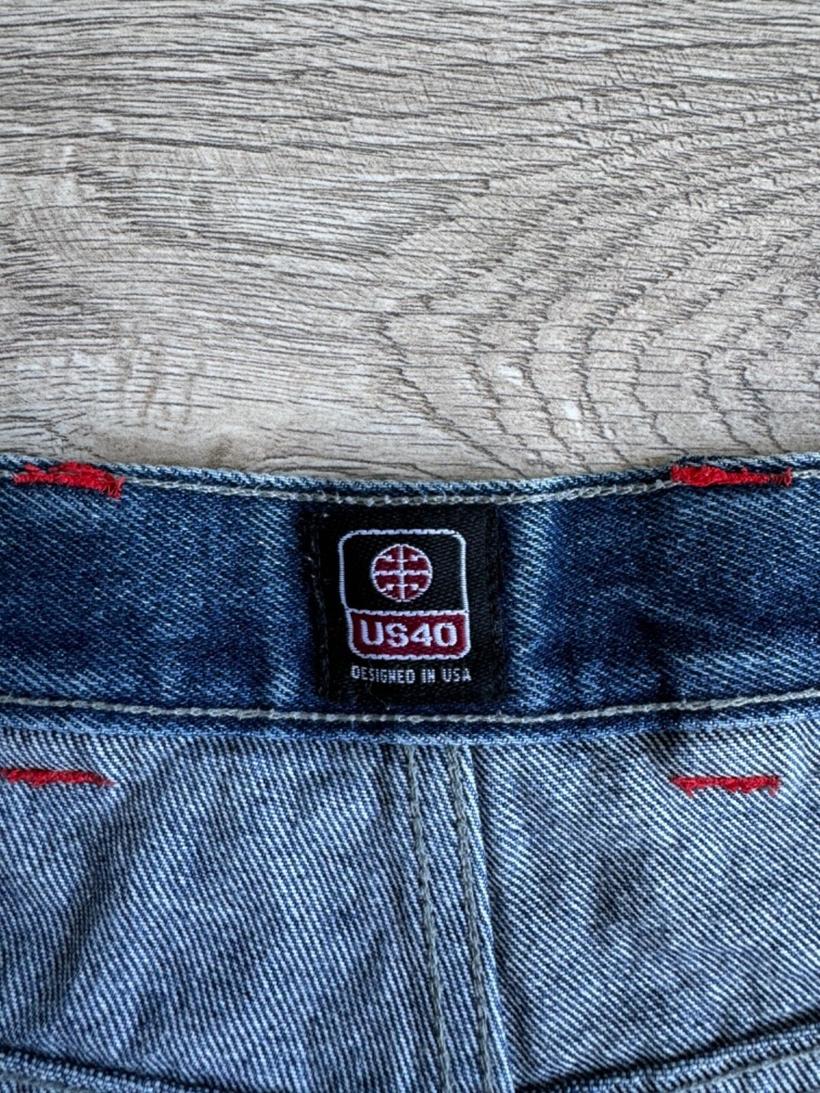 美品　blind オールドスケート　USA製　デニム　ヴィンテージ 90s 90年代USA製】初期 BLIND ブラインド デニム オールドスケート
