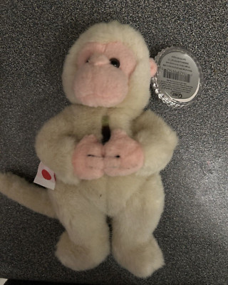 Vintage Coca-Cola 1999 Beanie ''Key Key The Snow Monkey, neu mit Etikett