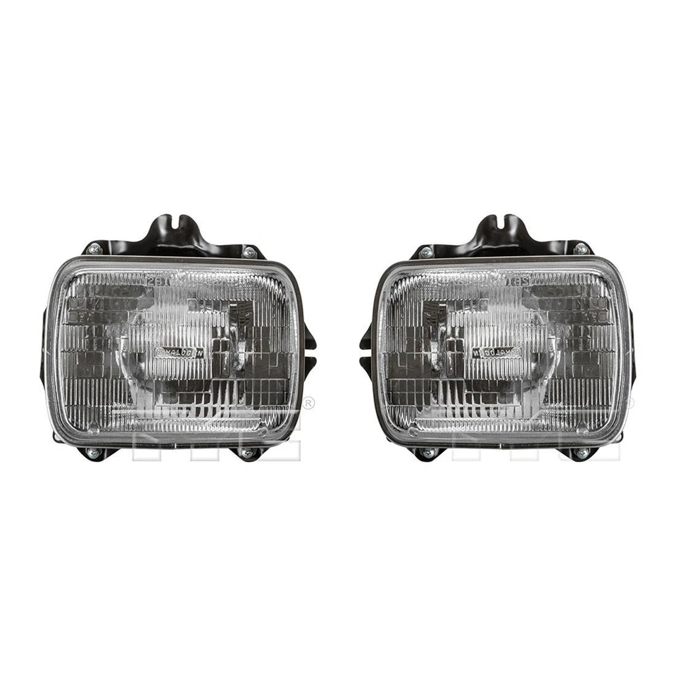 Conjunto de 2 faros izquierda derecha TYC para Toyota 4Runner 1987-1995 PA Foto 2 de 4