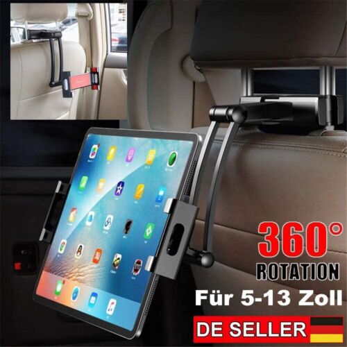 Tablet Halter Auto Halterung KFZ Kopfstütze Rücksitz für iPad Samsung Galayx Tab - Bild 1 von 14