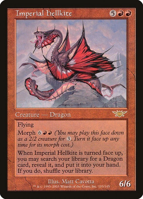 Imperial Hellkite 1x MtG Legions LGN SP/NM