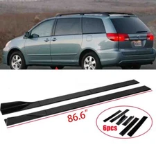 86.6"For Toyota for Sienna 04-10 Side Skirts Lip Extension Splitter Rocker Panel
