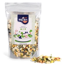 Garlic Tofu Vegetables Dried Ramen Toppings for Noodles, Rice and More (7.5 Oz, 