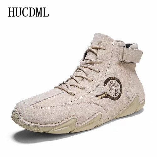 High Quality Men's Suede Ankle Boots Casual Shoes Comfortable Loafers Sneakers - Picture 3 of 24