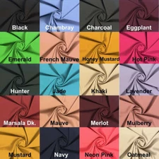 Twill Dull Satin SBS Stretch Woven Fabric - Dress Fabric, Sewing Fabric