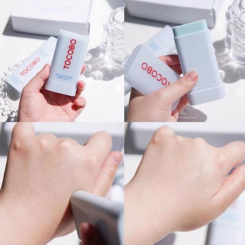 19g Tocobo Cotton Soft Sun Stick Sunscreen SPF50 High Protection Sunscreen Stick - Foto 12 di 12