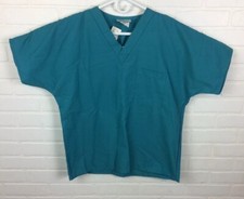 Fundamentals By White Swan Small Womens V Neck Scrub Top 017 Sea Green