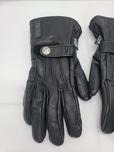 Womens First Gear Black Leather Gloves Size Large - Picture 2 of 8