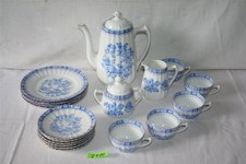 China Blau Krone Kaffeeservice Kaffeegeschirr Teeservice Kaffeegedeck  Goldrand