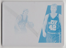 2019-20 National Treasures Tom Chambers Peerless Signatures Cyan Plate 1/1