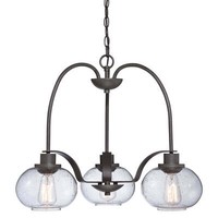 Elstead Trilogy Kronleuchter E27 3-Fach Alte Bronze