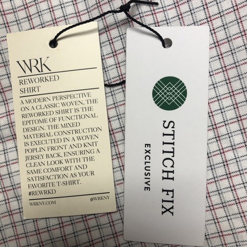 WRK Work Rest Karma Clothing Mens Size Medium Long Sleeve Button Front Shirt NWT - Picture 7 of 12
