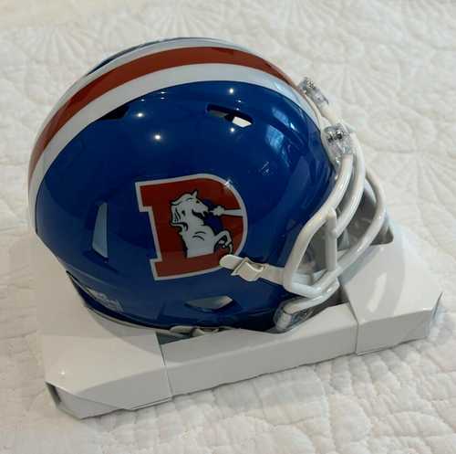 Terrell Davis signierter Denver Broncos Mini Helm - Bild 3 von 5