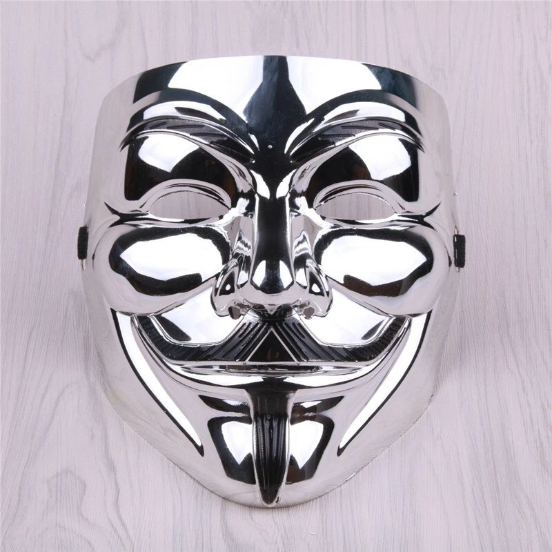Maschera V Per Vendetta (Guy Fawkes) - Colore Carne - Forum - Taglia Unica Adulto - Nuova - Foto 2