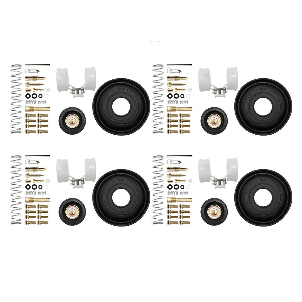 4X FOR Kawasaki Eliminator 250 EL250 88-89 carburetor repair kit diaphragm float - Image 3 of 4