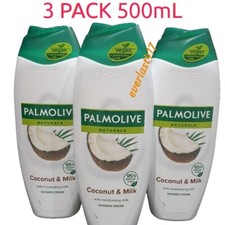 Palmolive Naturals Coconut Shower Cream with Moisturising Milk Vegan 3x 500ml