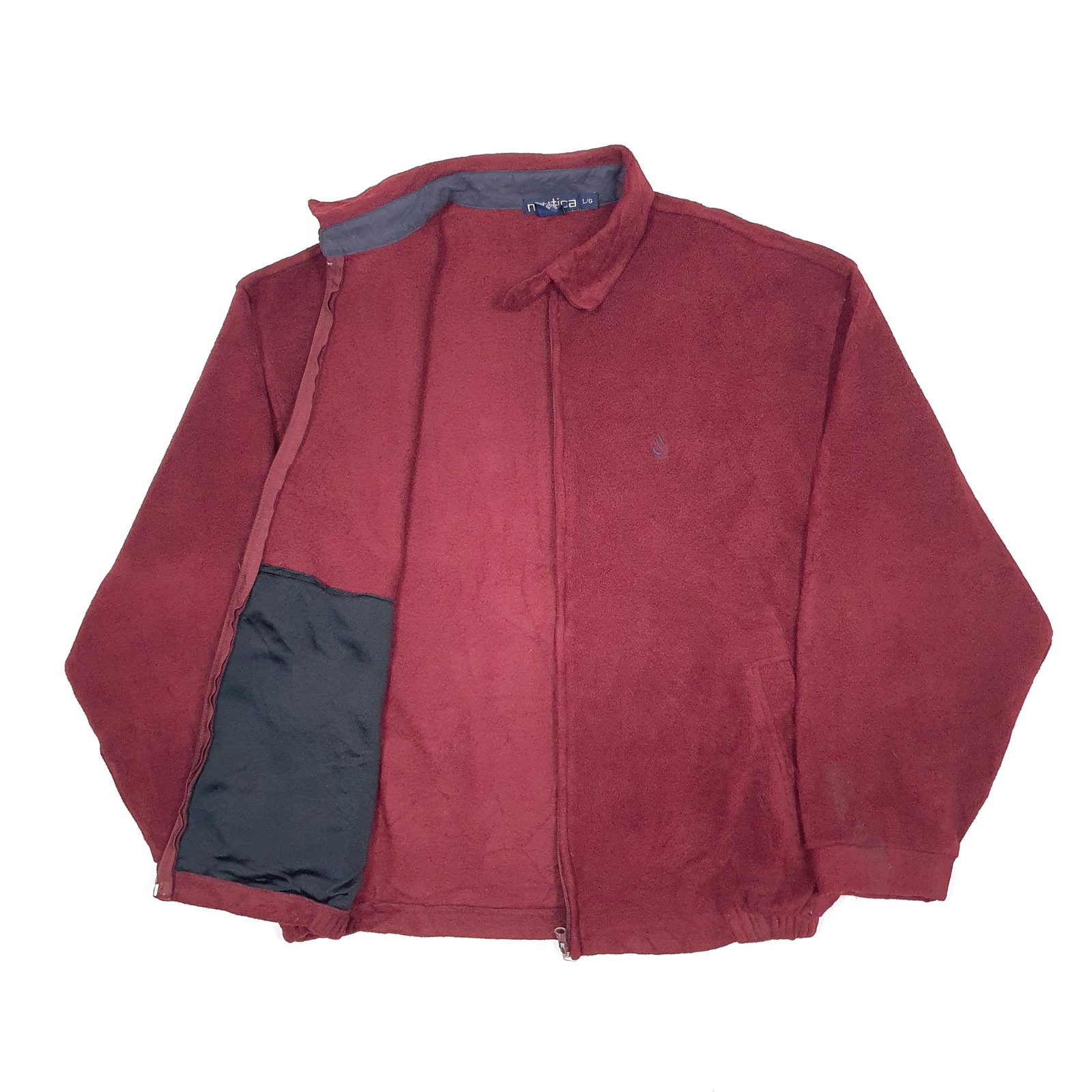 Mens NAUTICA Polyester Full Zip Fleece Jumper XL image 2