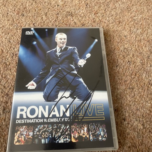 RONAN KEATING LIVE WEMBLEY DVD SIGNED ON COVER