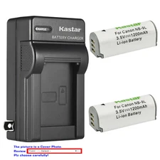 Kastar Battery Wall Charger for Canon NB-9L CB-2LB & Canon Powershot ELPH 520 HS