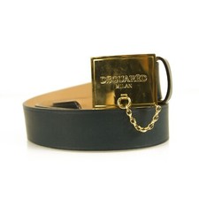 DSquared2 Womans Blue Teal Leather with Gold ...