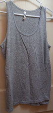 Womens Sofra Size Large Gray/Grey Tank Top