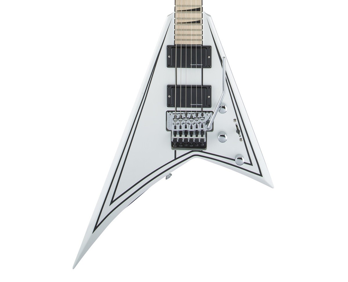 Jackson X Series Rhoads RRX24 - Snow White w/Black Pinstripes | eBay