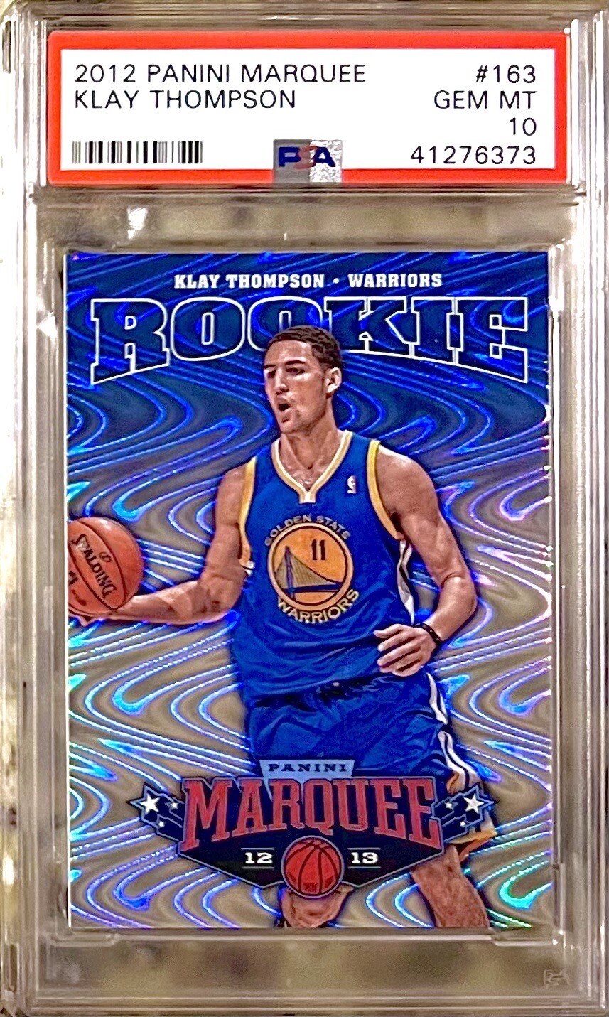 2012 KLAY THOMPSON ROOKIE RC PANINI MARQUEE #163 PSA 10 GEM MINT!