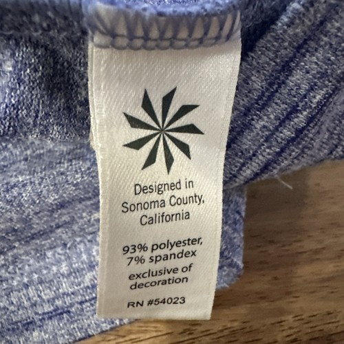 Athleta leichter Hoodie-Pullover mit halbem Reißverschluss Medium Edelstein helllila/grau geraffte Taschen - Bild 9 von 11