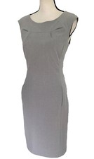 Calvin Klein Women’s Sexy Light Gray Sleeveless Pencil Dress Lined Size 8