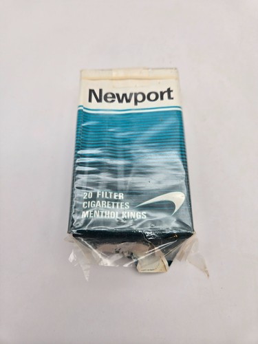 Newport Empty Vintage Cigarette Pack