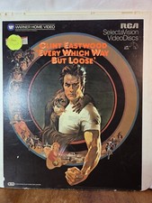 Every Which Way But Loose  CED Videodisc RCA - Clint Eastwood - Vintage