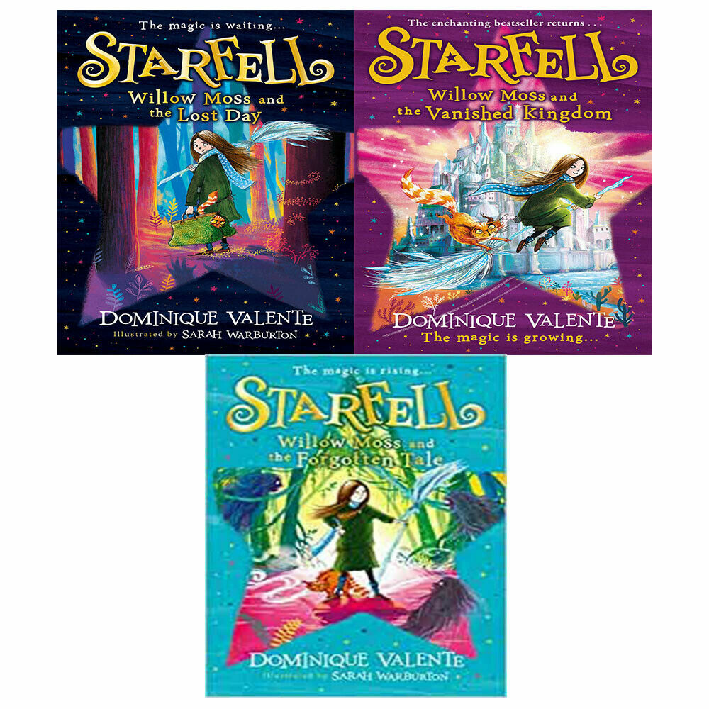 Starfell Willow Moss by Dominique Valente 3 books collection set