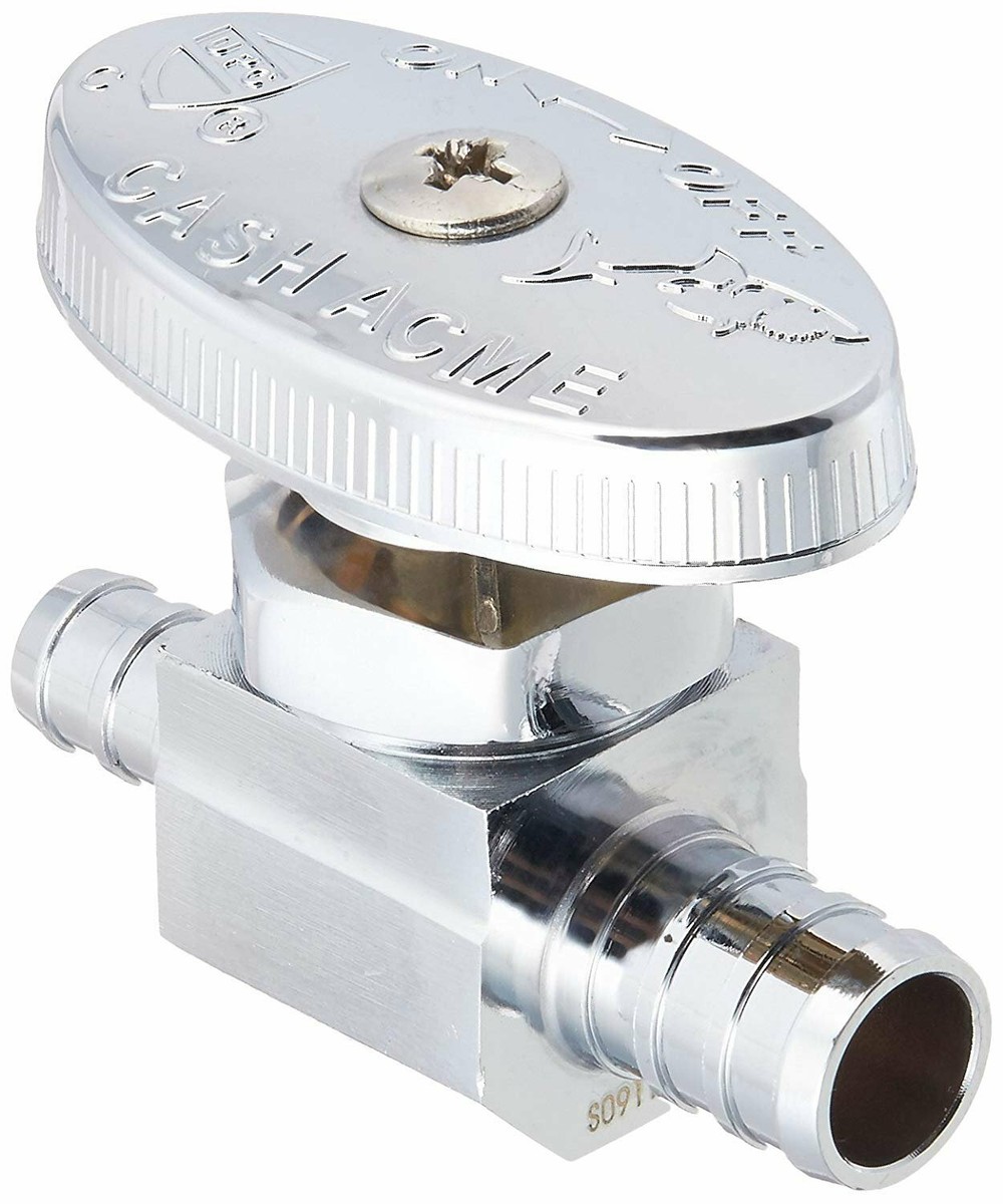 SharkBite 23062LF PEX Straight Shut Off Valve for Faucet or Toilet