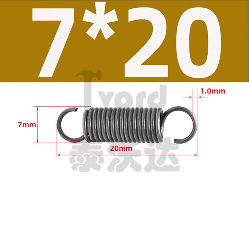 OD 3mm-20mm Expansion Springs Extension Tension Spring Wire Diameter 0.3mm-2mm  - Picture 147 of 254