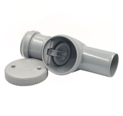 50mm Check Non-Return Anti-Flood Flap Valve Backwater Prevented Sewer Drainage