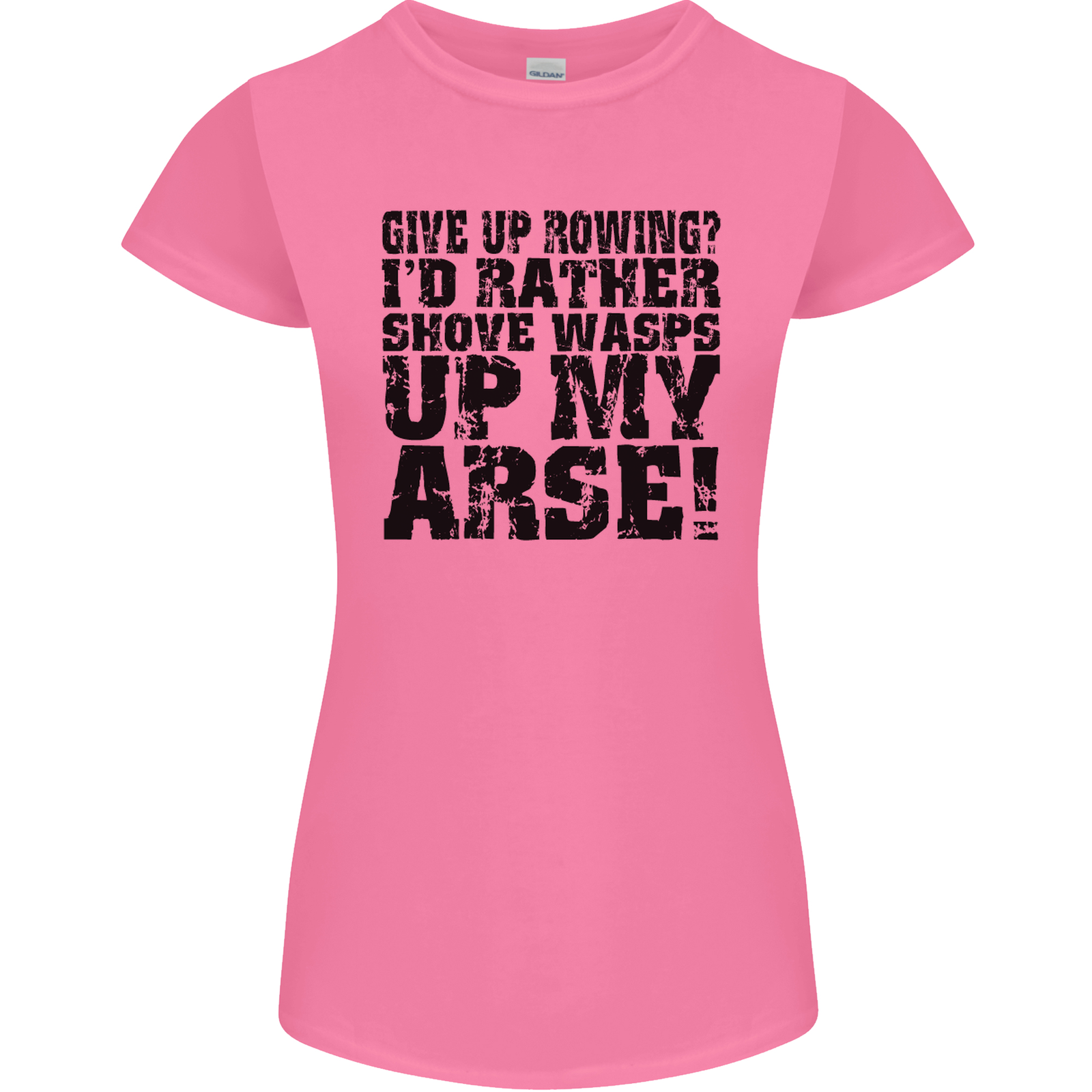 FILA Rinunciare al canottaggio? Maglietta Boat Rower Coxman divertente da donna taglio piccolo