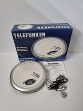 Telefunken Personal CD Player Model No TCD 2545, ER On Display, Parts Only