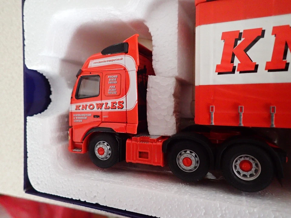 Corgi 1:50 CC14034 Volvo FH Curtainside Knowles Transport Ltd Undisplayed - Image 4 of 4