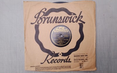 Jimmy Wade 78rpm Single 10-inch Brunswick Records #80041 Gates
