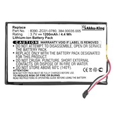 Akku-King Akku für Navigon 40 Plus Easy Premium 384.00035.005