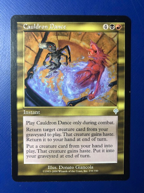 Cauldron Dance 2000 Invasion Magic Cards, Excellent/LP, COMBINED SHIPPING