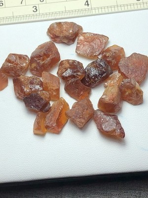 39 Gran / / Top Cabs Grade Hessonite Garnet, Cabs And Rosecut Grade