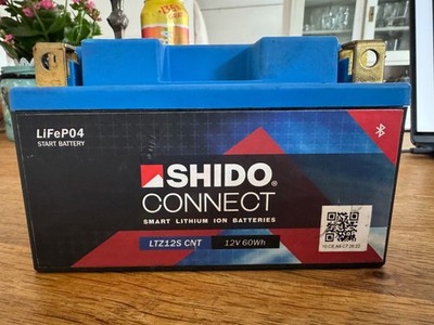 Motorrad Batterie Shido Lithium LTZ12S CNT